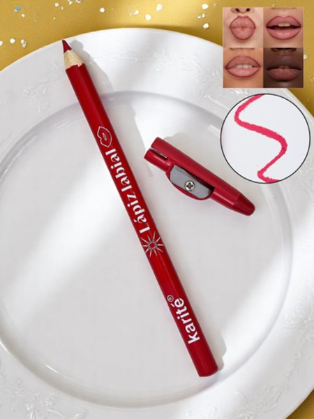 Crayon à lèvres avec taille-crayon intégré, couleur Rose-Bourgeon