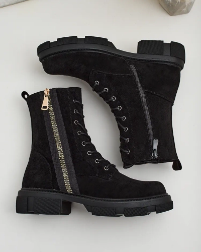 Royalfashion Bottes fourrées hautes Uvilla pour femme