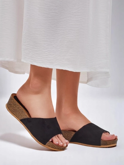Sandales compensées basses Royalfashion pour femmes Maderas