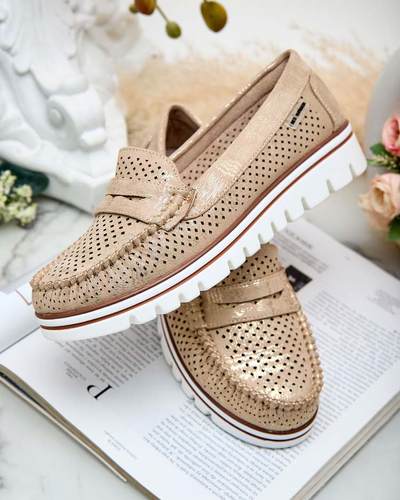 Royalfashion Mocassins ajourés pour femme Leteller