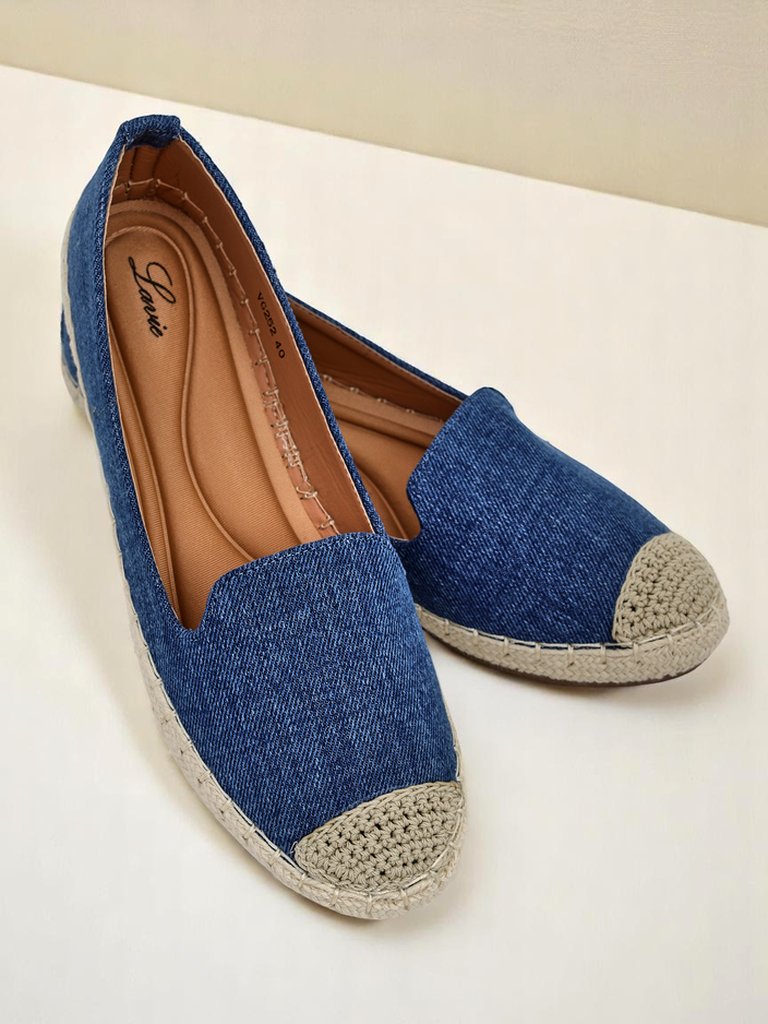 Espadrilles en daim écologique pour femmes Royalfashion Bombei