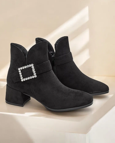 Bottines pour femmes Royalfashion à talon bas Vetti