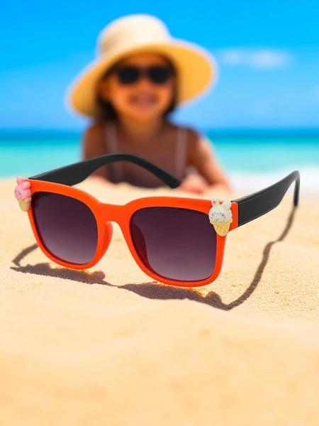 Royalfashion Lunettes de soleil pour enfants avec décorations Sunny Sparkle