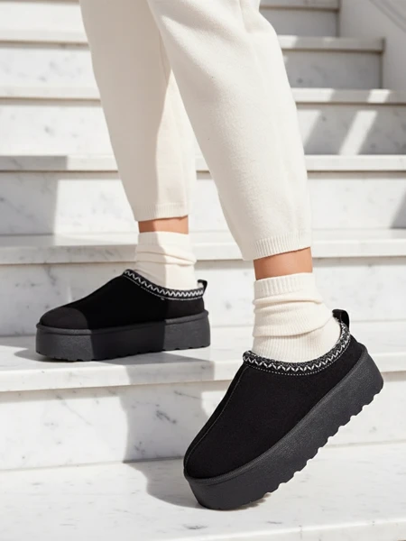 Royalfashion Bottes courtes Zommy a'la pour femmes Bottes de neige