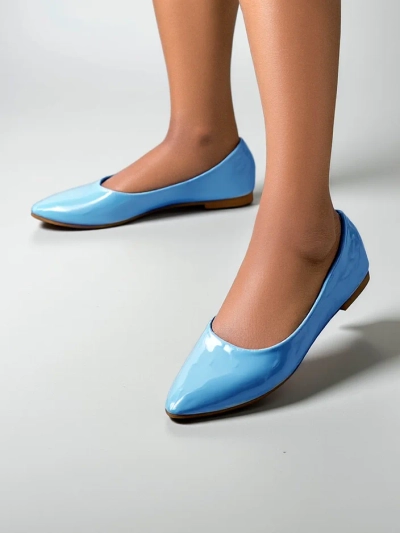 Royalfashion Ballerines en cuir verni pour femmes Aramiese
