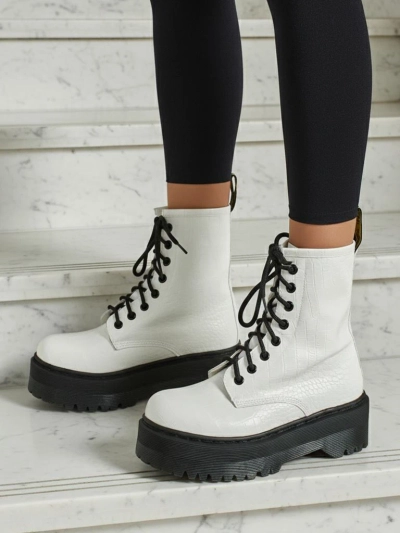 Bottines worker pour femmes avec gaufrage Arvessa