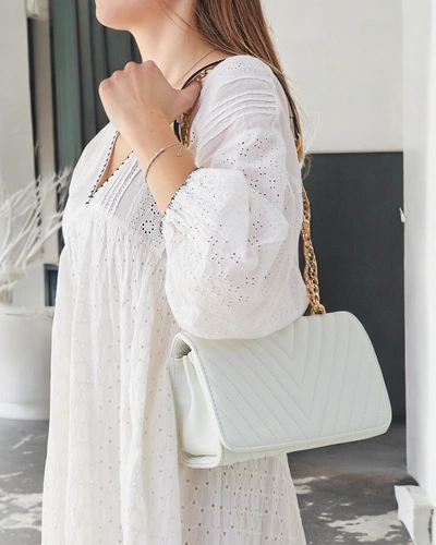 Royalfashion Sac à main pour femme matelassé en cuir éco