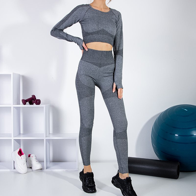 Ensemble de sport 2 pièces gris foncé - Vêtements