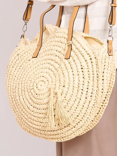Sac en osier rond Royalfashion