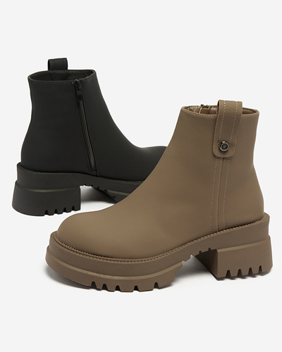 Bottes classiques d'hiver pour femmes isolées en kaki Jarati - Footwear