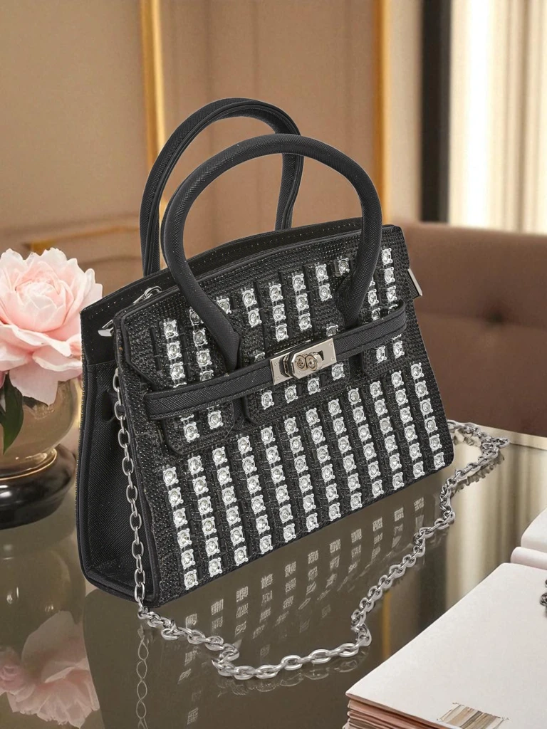 Royalfashion Pochette pour femme avec zircons Seren Voux