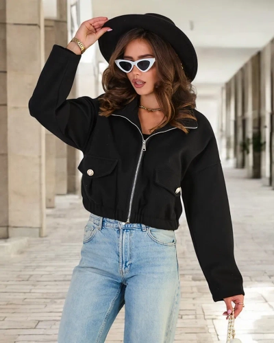 Royalfashion Veste bomber pour femme