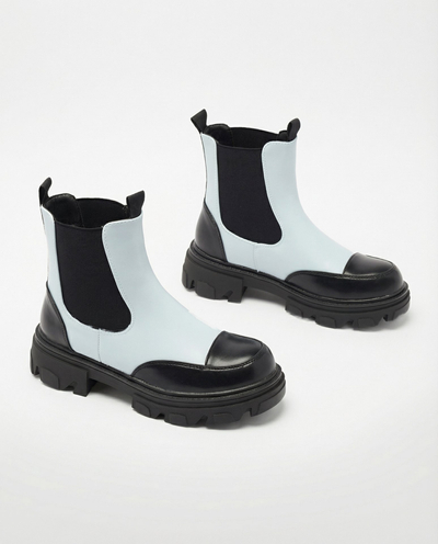 Royalfashion Bleu Bottes Userrus pour femmes