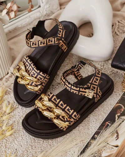 Royalfashion Sandales à chaîne Orette pour femme