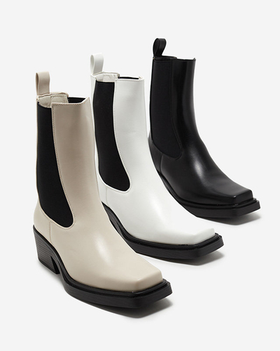 Bottines à enfiler beiges pour femmes Darran - Footwear