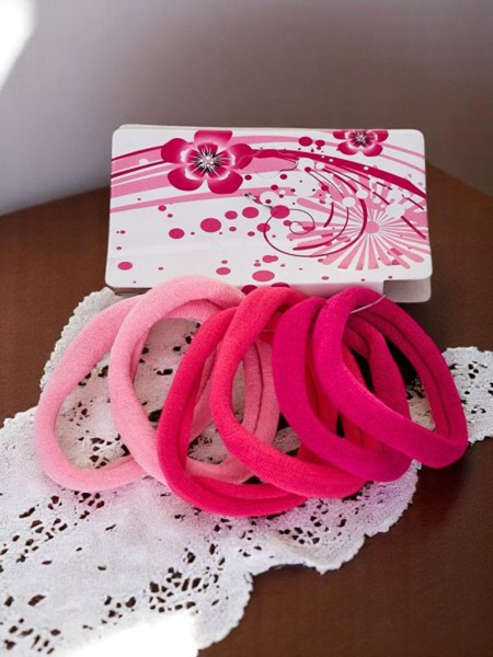 Royalfashion Lot de 6 élastiques à cheveux colorés Colora