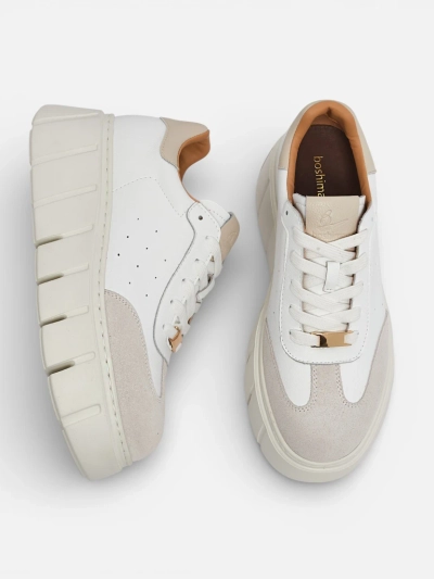 Baskets de sport pour femmes en cuir naturel Taures