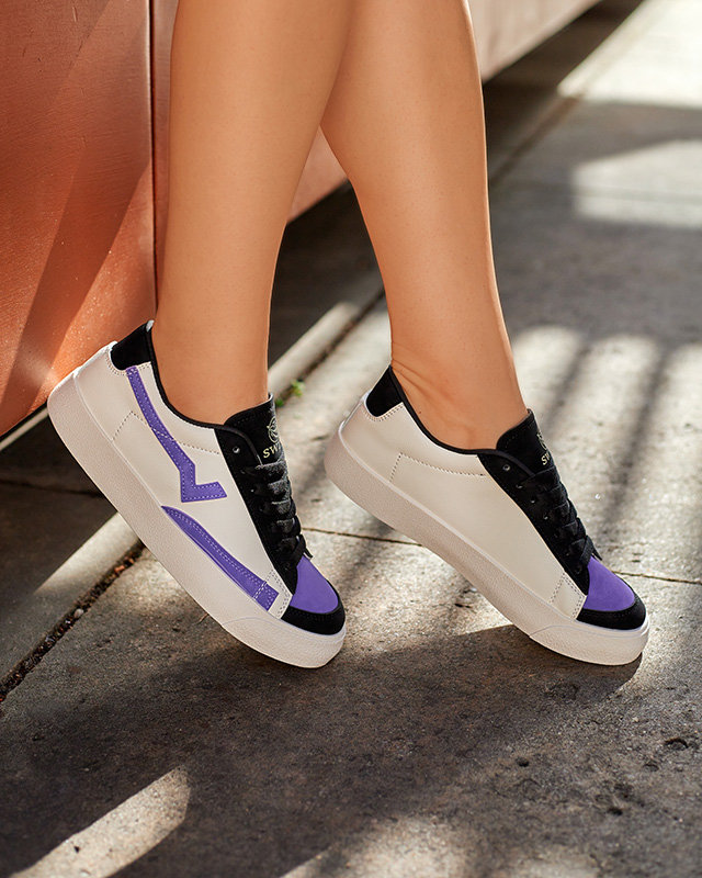 OUTLET Chaussures de sport femme Swishos violet et noir - Footwear