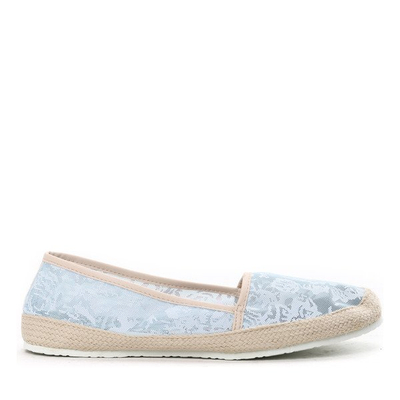 Espadrilles bleues à fleurs Lyuba - Chaussures 1