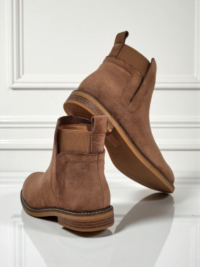 Bottines Chelsea pour femmes en éco-daim Veysi