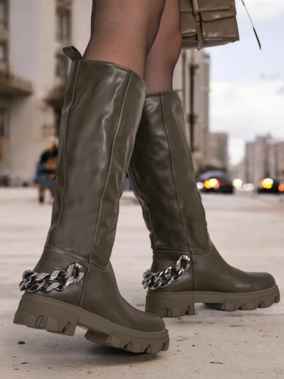 Royalfashion Bottes hautes Defesisa pour femme