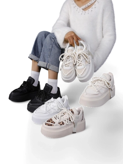 Royalfashion Baskets plateforme sportives pour femmes Aeroll