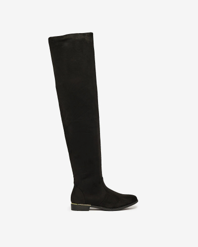 Royalfashion Noir Bottes élégantes pour femmes