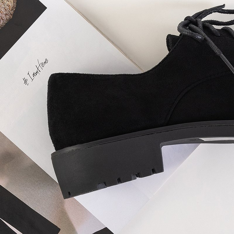 OUTLET Chaussures pour femmes noires avec zircones cubiques Einin - Footwear