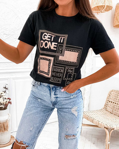 Royalfashion T-shirt imprimé pour femme