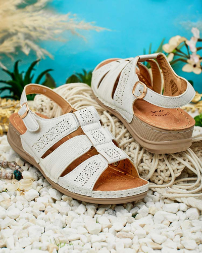 Royalfashion Sandales pour femmes avec dessus Limmin