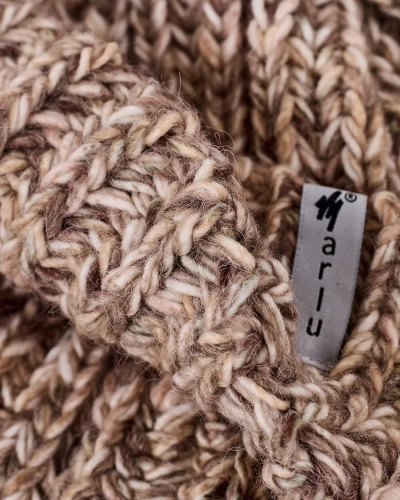 Chapeau tricoté pour femme Royalfashion avec un pompon