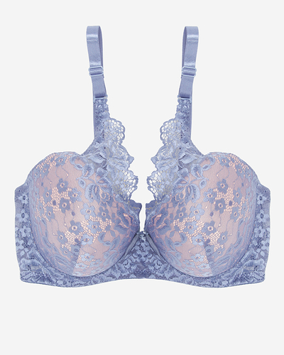 Soutien-gorge rose avec dentelle violette - Sous-vêtements