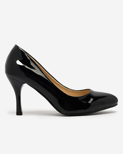 Royalfashion Escarpins à talons Degonola laqués noirs