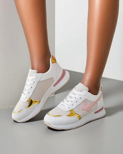 Royalfashion Baskets de sport pour femmes avec paillettes Berilane