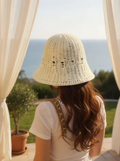 Royalfashion Chapeau d’été pour femme Bucket Sunny