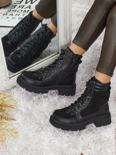 Bottines worker pour femmes avec fourrure Ardella