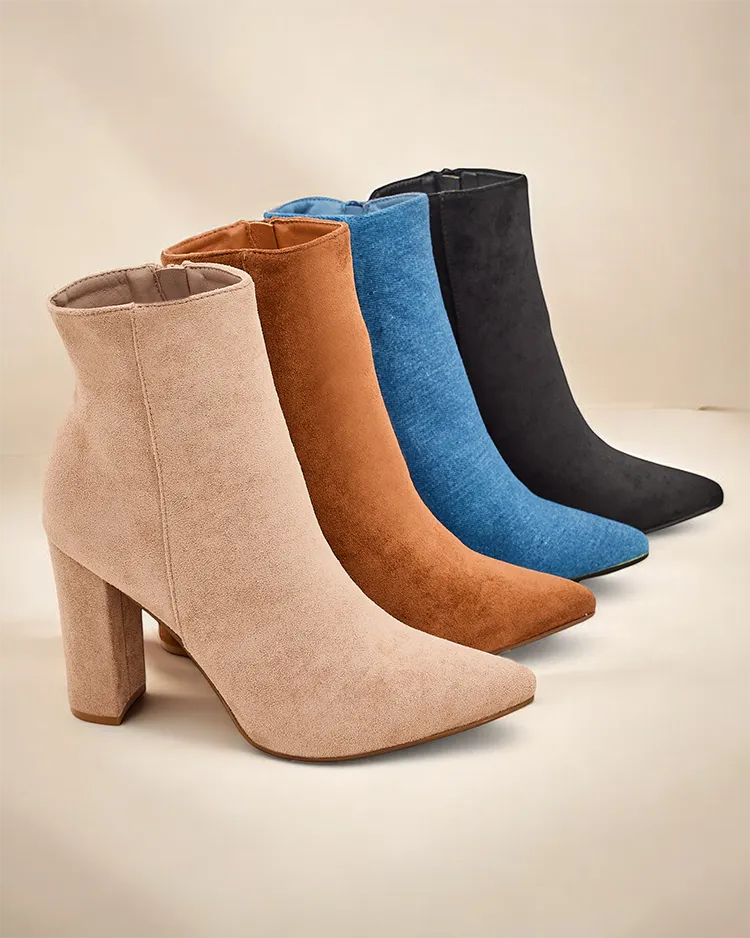 Royalfashion Bottines Femme à talon aiguille Fozi