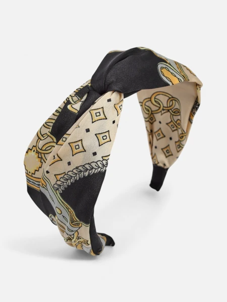 Royalfashion Bandeau pour femmes style foulard avec imprimé élégant