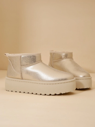 Royalfashion Bottes de neige à plateforme pour femmes a'la Dagodo