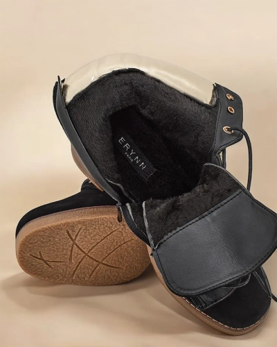 Royalfashion Bottines à talons bas pour femmes Nedelin