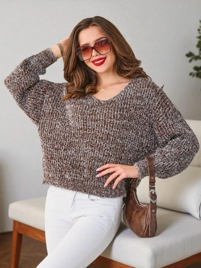 Pull Royalfashion pour femmes avec fil brillant
