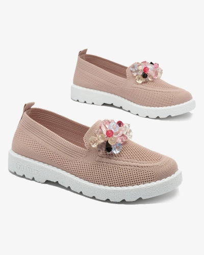 Royalfashion Demi chaussure à enfiler rose pour femme Enweta