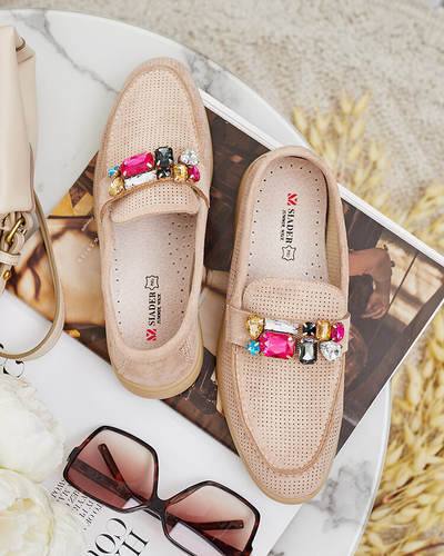 Royalfashion Mocassins ajourés pour femme Mettele