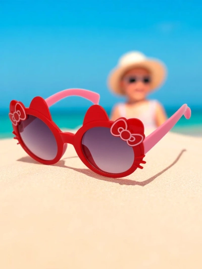 Royalfashion Lunettes de soleil pour enfants Chat Lunettes Kitty