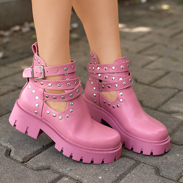 OUTLET Bottes pour femmes roses à jets Socogi- Footwear