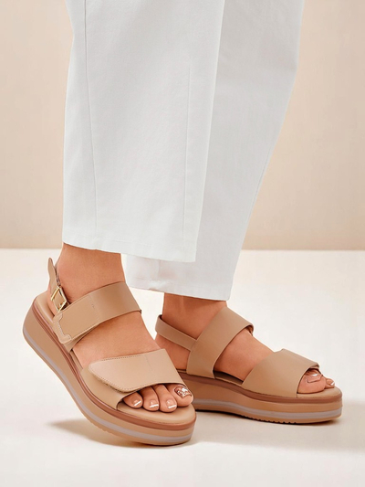 Sandales Royalfashion pour femmes avec une semelle Tulipe plus épaisse