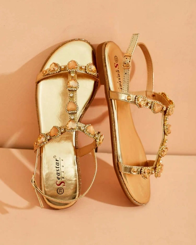 Royalfashion Sandales Selina zirconia pour femme