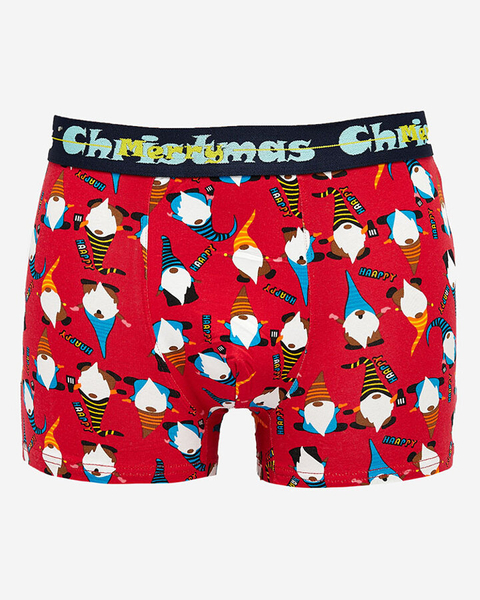 Royalfashion Boxer de Noël rouge pour homme