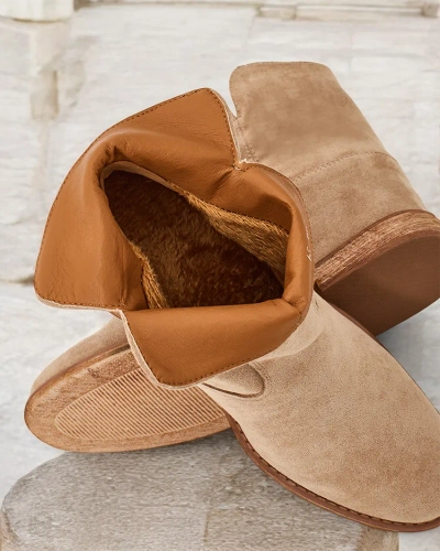 Bottes Royalfashion style cowboy sur un coin couvert Blueston