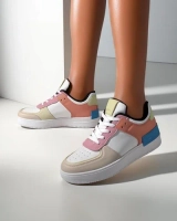 Multicolore || violet || beige